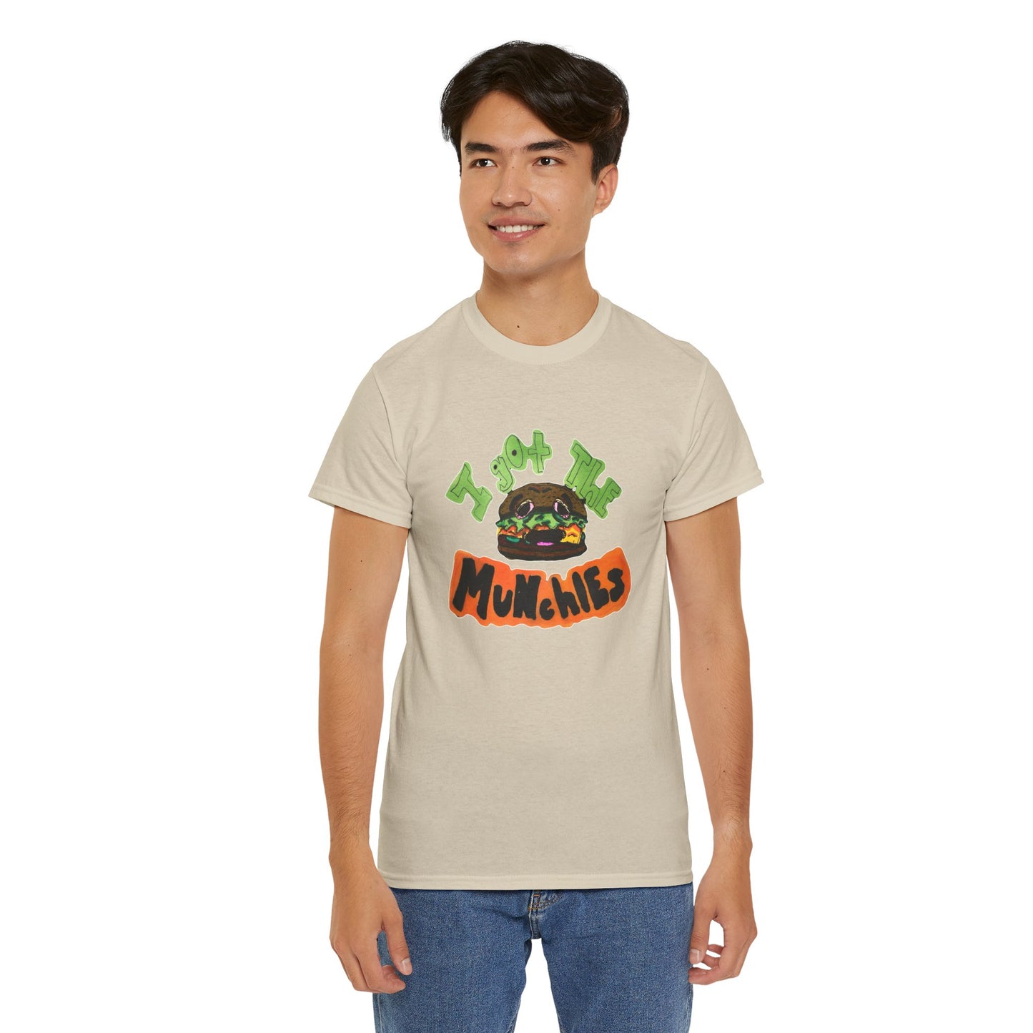 I GOT THE MUNCHIES T-Shirt - Pencil and Marker Hand Drawing Design