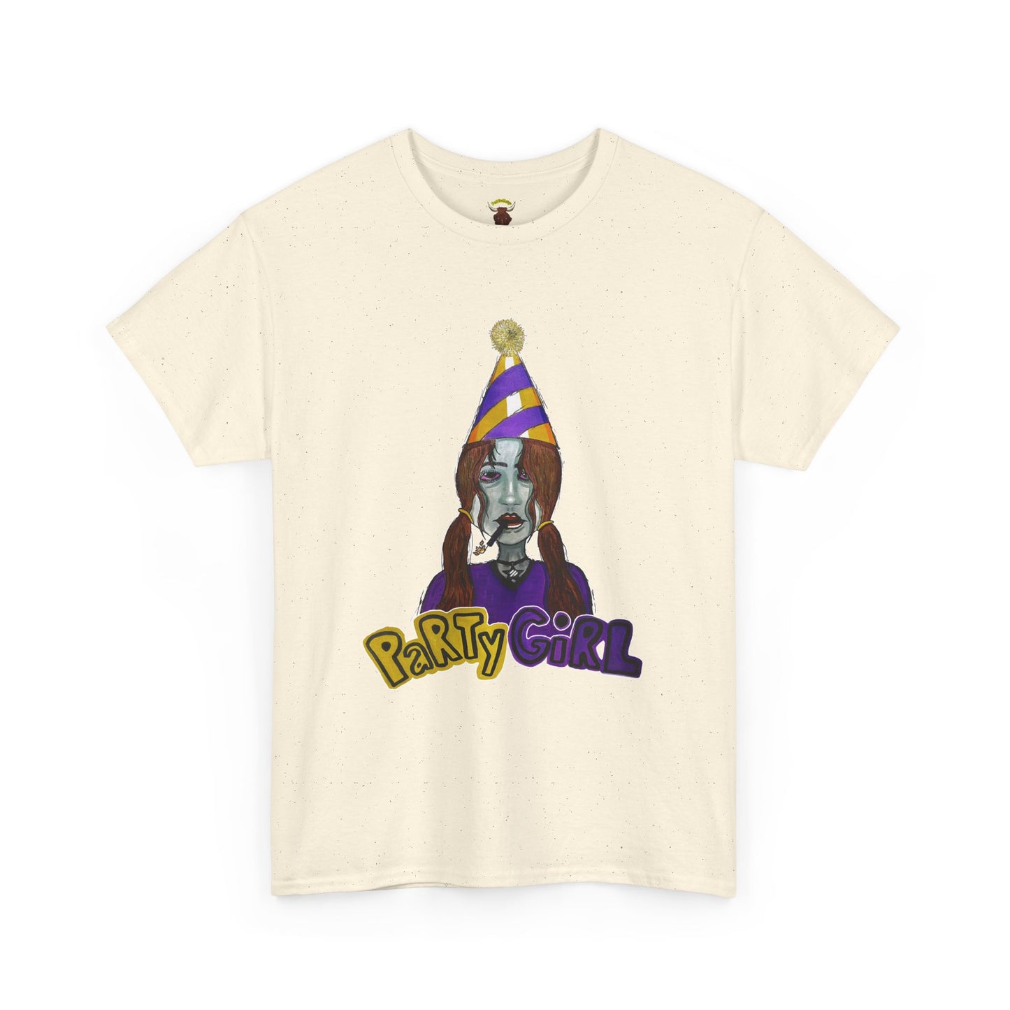 PARTY GIRL T-Shirt - Hand Drawing Design