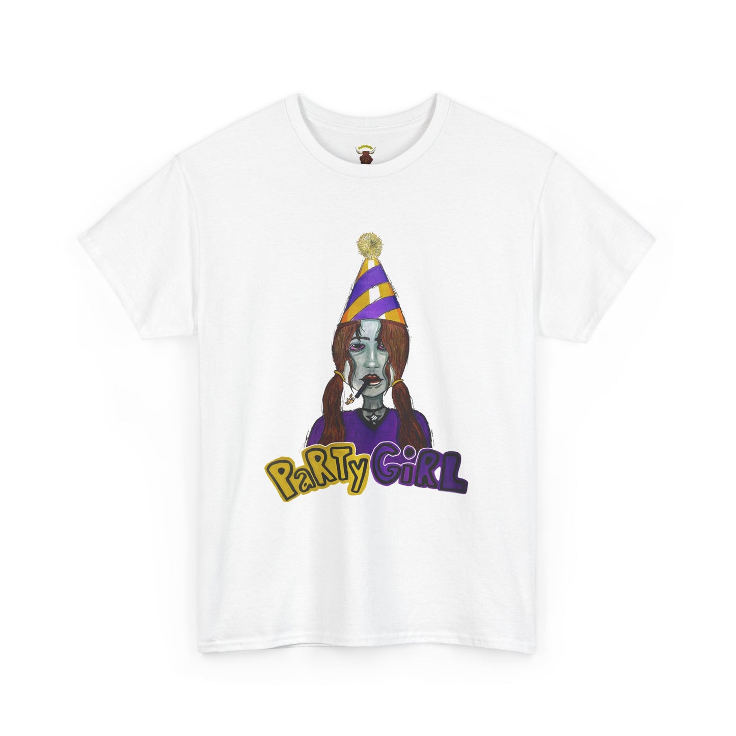 PARTY GIRL T-Shirt - Hand Drawing Design