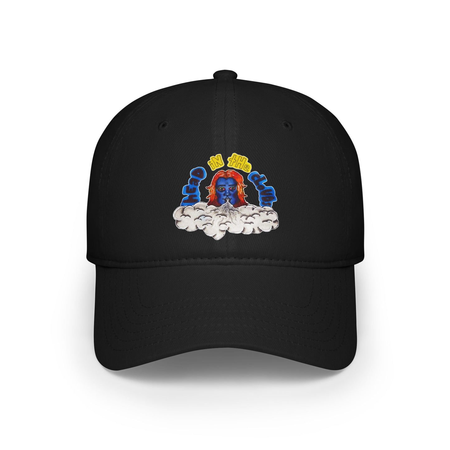 HEAD IN THE CLOUDS Cap - Hand Drawing Design